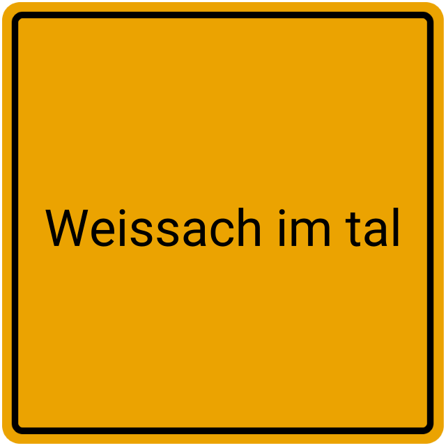 Meldebestätigung Weissach im Tal